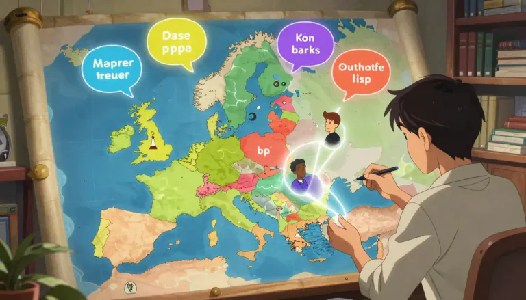 Visual representation of "dialectology" - The science that studies dialects, how they are different in different regions or among different groups of people.