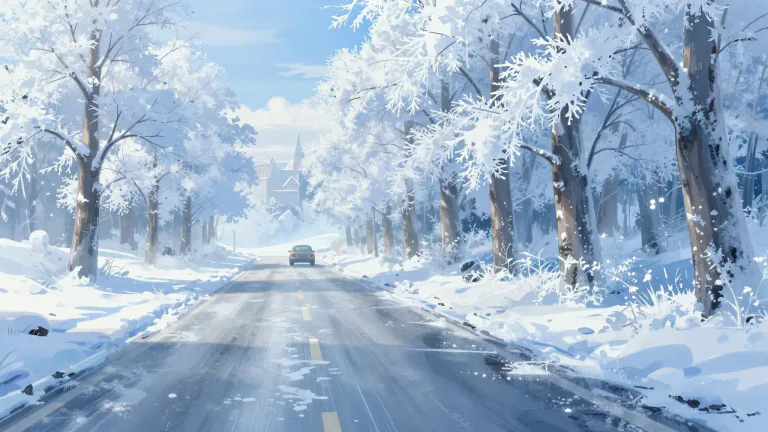 Visual representation of "icy" - Very cold, similar to ice.