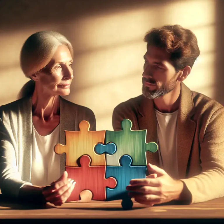 Visual representation of "reconcilable" - Able to be brought into harmony or compatibility.