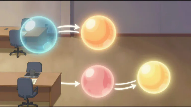 Visual representation of "trilogy" - A series of three related events or processes