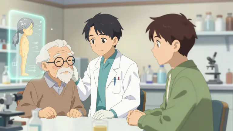 Visual representation of "gerontology" - Gerontology is the study of aging and the issues associated with it as individuals grow older.