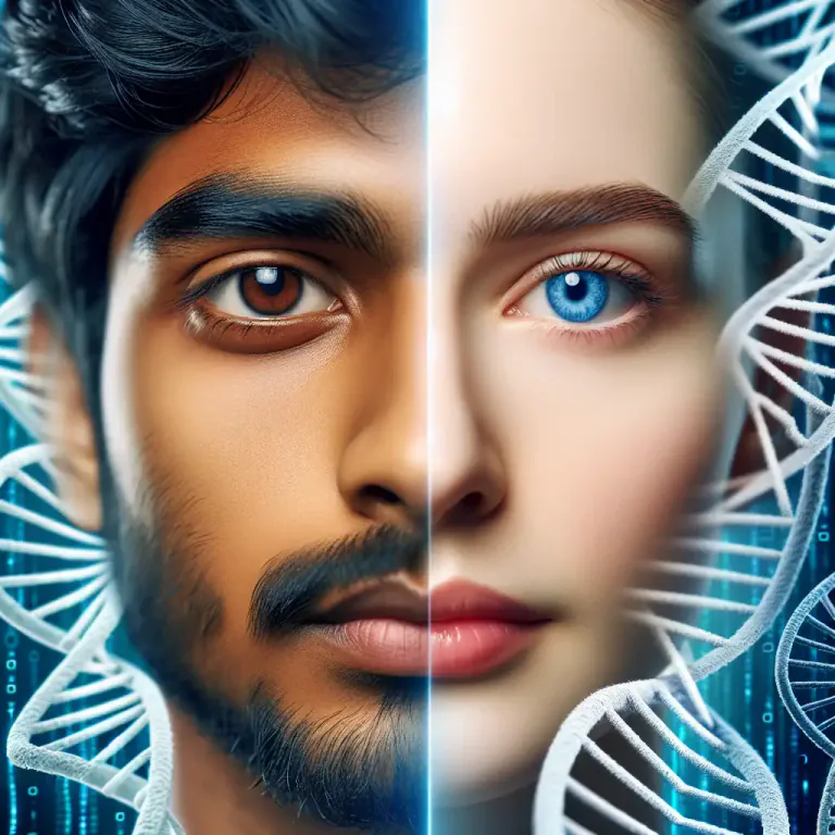 Visual representation of "variant" - A form of a gene, differing from the others of its kind in its effect on the phenotype of the organism, or in its pattern of inheritance.