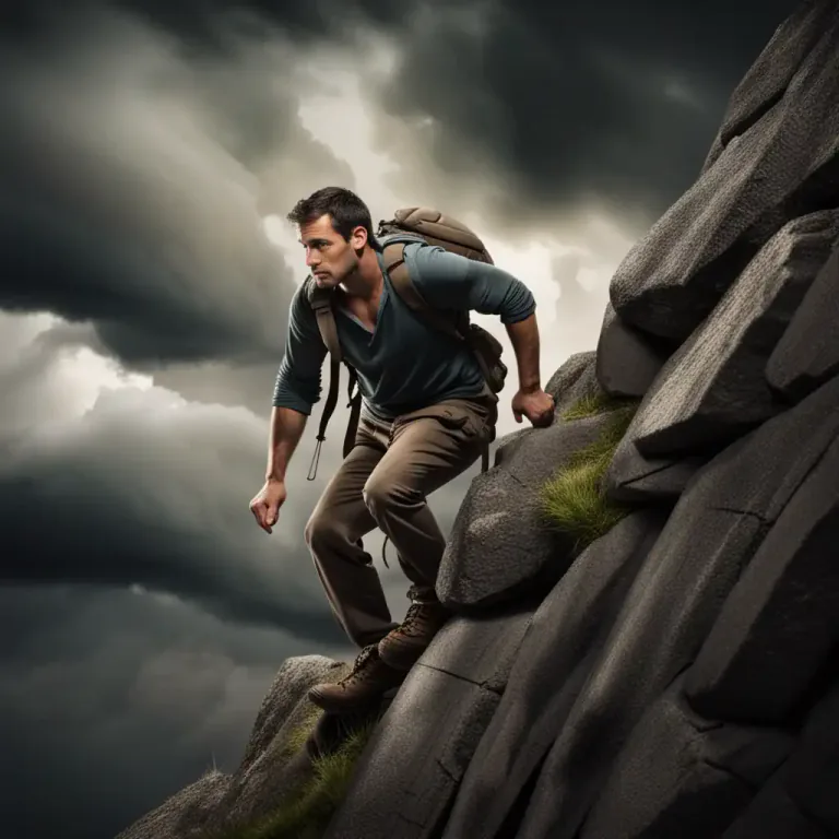 Visual representation of "trial" - An event causing difficulty or hardship that test someone's abilities