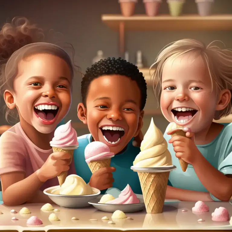 Visual representation of "dig into" - to eat something enjoyably
