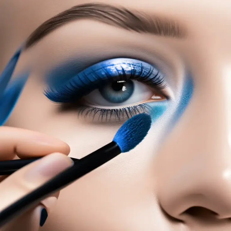 Visual representation of "shadow" - A type of make-up used to darken the eyelids