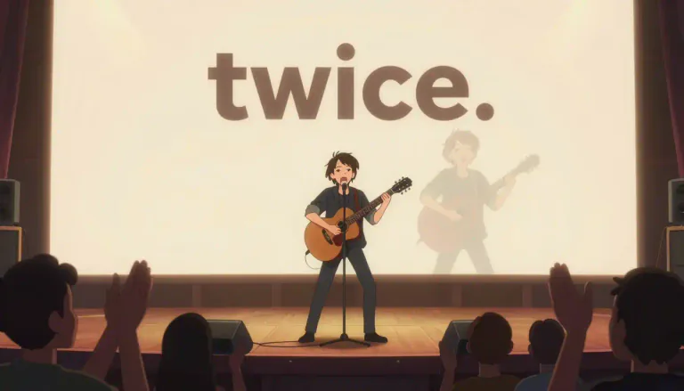 Visual representation of "bis" - Twice or two times