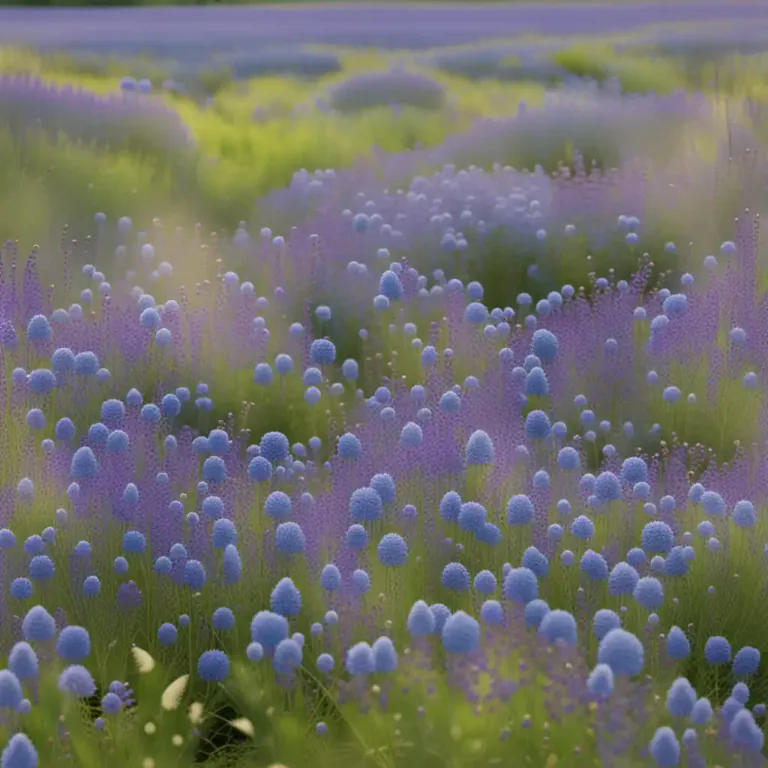Visual representation of "franc" - A small, violet-blue flowered plant of the mint family.