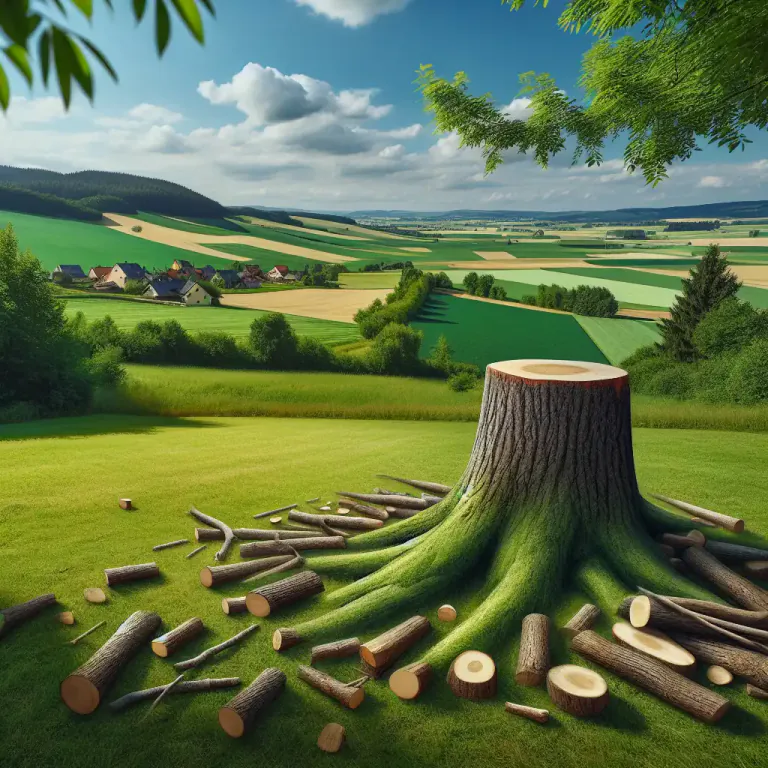 Visual representation of "stumpy" - Having the physical appearance of a stump or stub