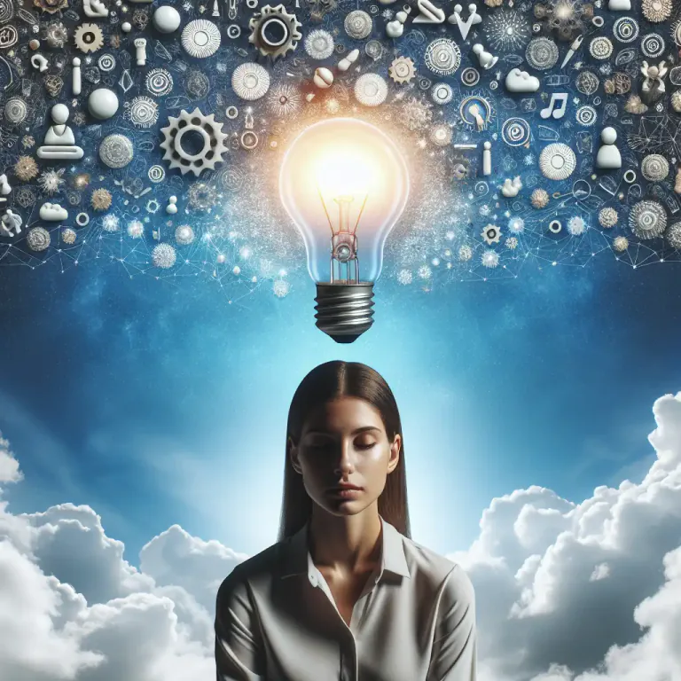 Visual representation of "freethinking" - The action or process of thinking freely, not bound by traditional or established beliefs