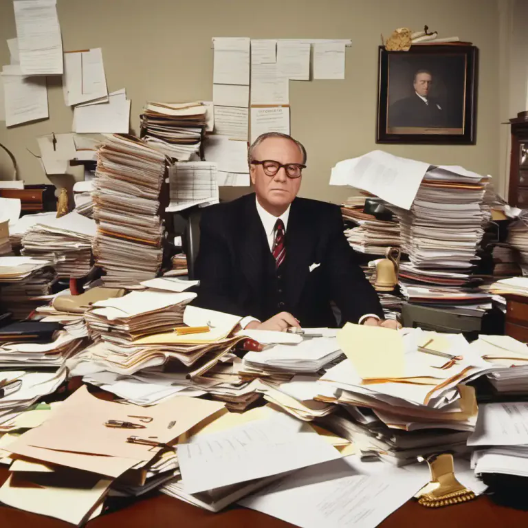 Visual representation of "desk" - A kind of table used by a person in authority.
