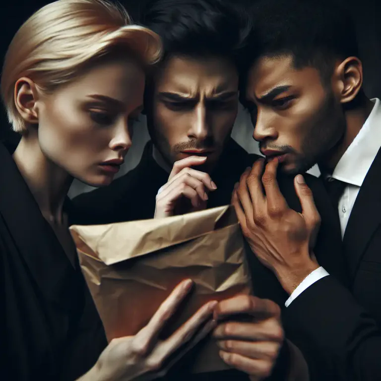 Visual representation of "privy" - Participating in the knowledge of something private or secret