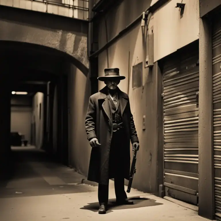 Visual representation of "apache" - A type of gangster in Paris in the early 1900s