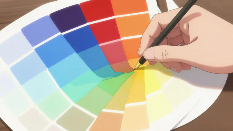 Visual representation of "saturation" - The intensity of a color, expressed as the degree to which it differs from white