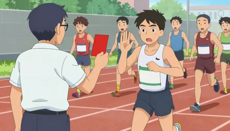 Visual representation of "disqualification" - The action of not allowing someone to take part in something because of rules or conditions.
