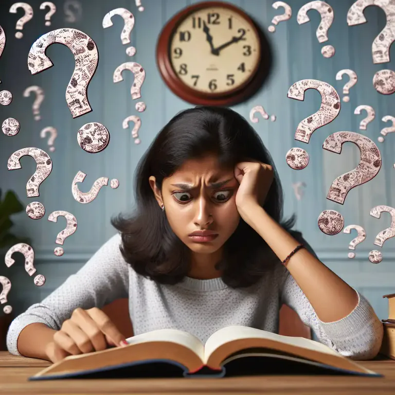 Visual representation of "unseen" - A part of a school or college exam that involves writing about a piece of literature that you have not seen or studied before
