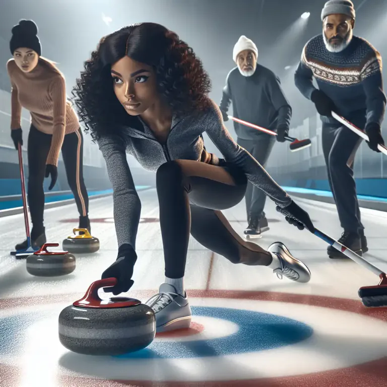 Visual representation of "curler" - A person who plays the sport of curling