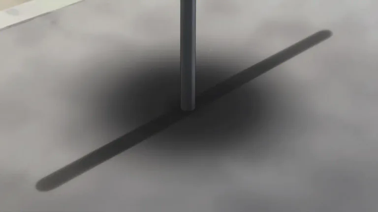 Visual representation of "umbra" - The darkest part of a shadow, where the light is completely blocked.