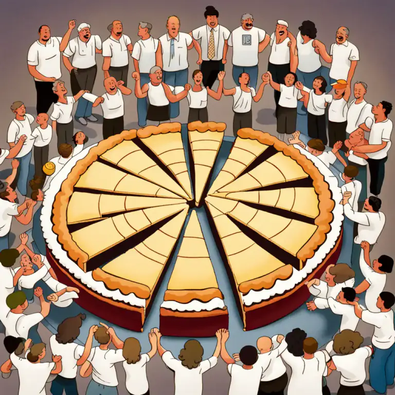 Visual representation of "twelfth" - One of twelve equal parts of something