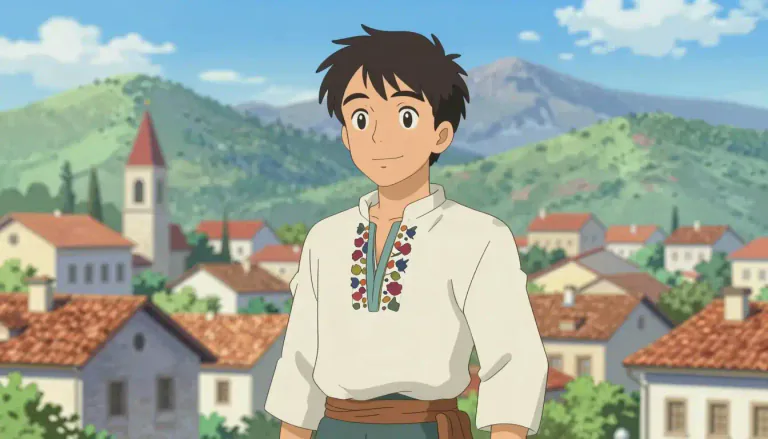 Visual representation of "albanian" - A person from Albania.
