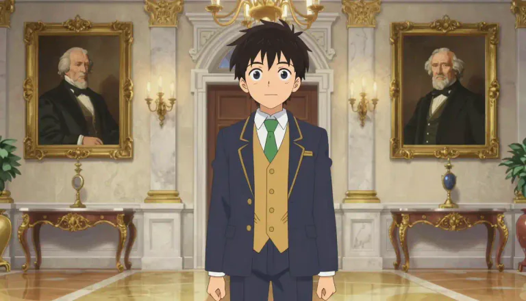 Visual representation of "scion" - The child of a famous or important family