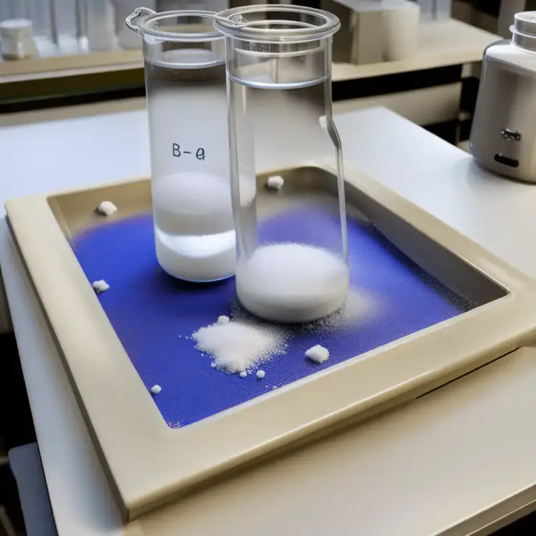 Visual representation of "salt" - A chemical compound that results from the reaction of an acid with a base, a type of salt.