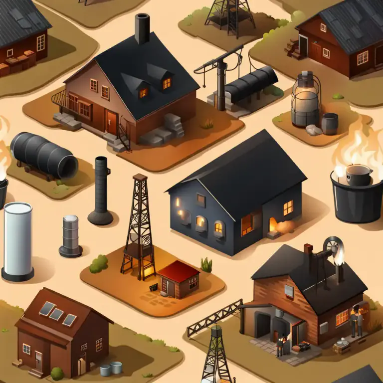 Visual representation of "energy" - A source of usable power, such as petroleum or coal.