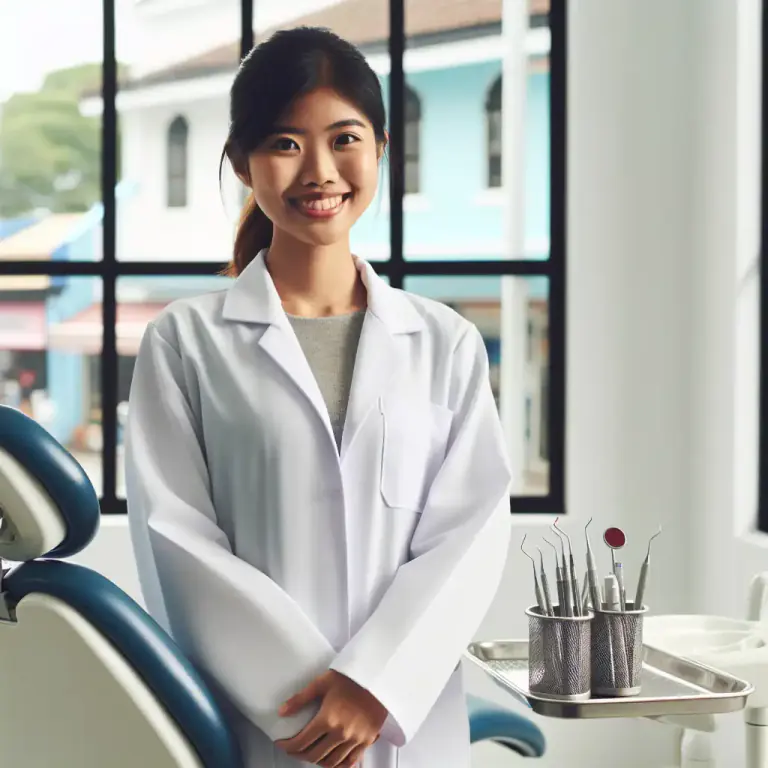 Visual representation of "office" - A service, typically by a professional, like a dentist, doctor etc