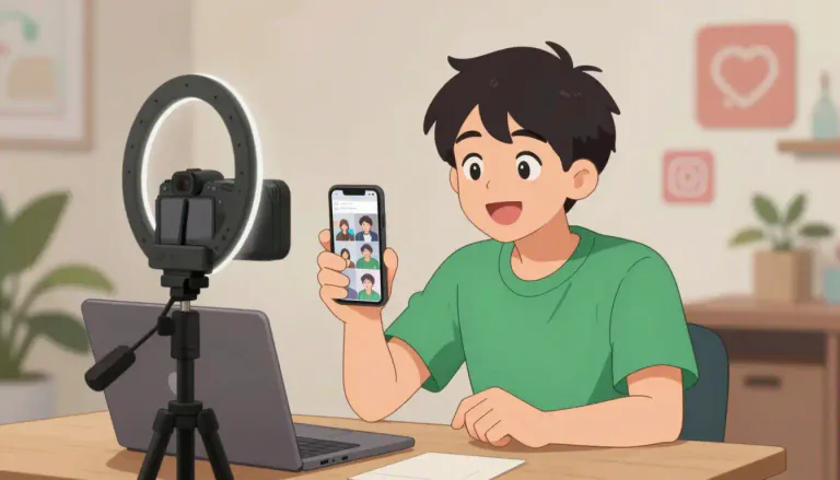 Visual representation of "vlogger" - A person who posts videos on the internet, especially on a blog or social media platform.