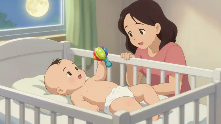Visual representation of "babyhood" - The period of time in a person's life when they are a baby