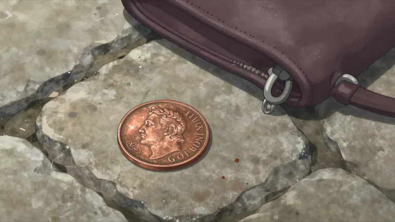 Visual representation of "sou" - A former French coin of low value