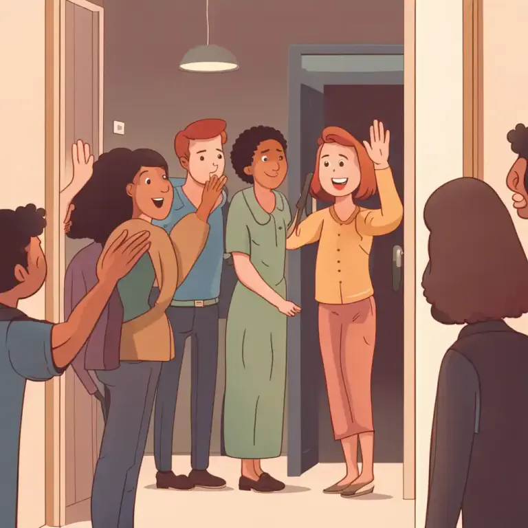 Visual representation of "chorus" - To say something all together
