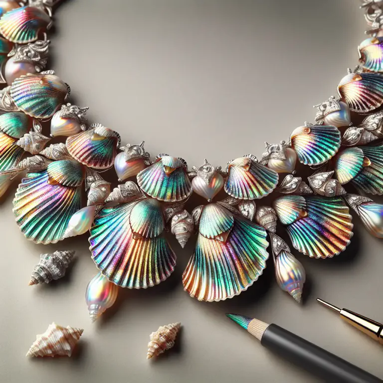 Visual representation of "abalone" - The shell of this sea creature, used for decorative purposes because of its shiny and colorful inside.