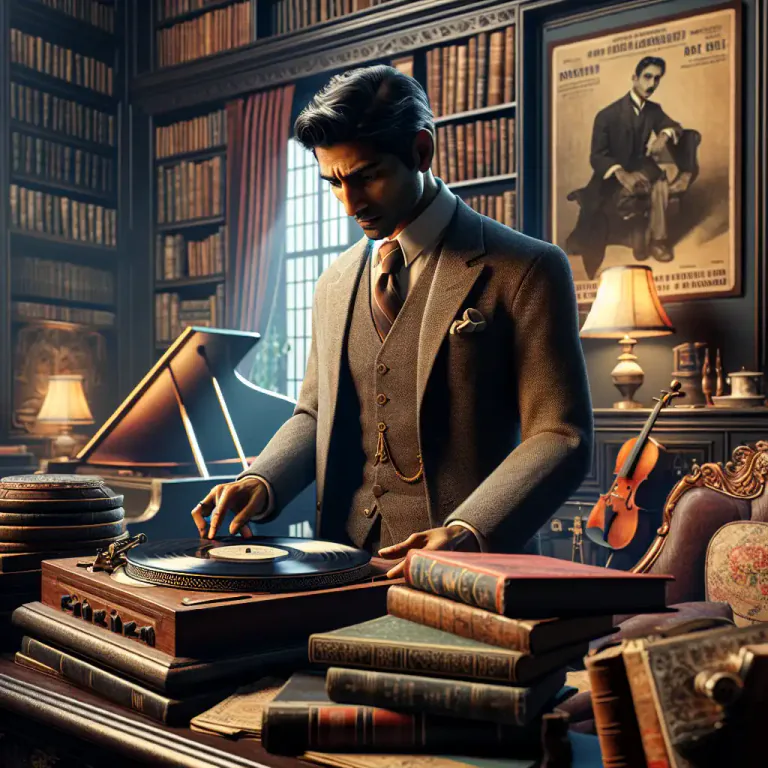 Visual representation of "musicologist" - A person who studies the cultural origins and sociology of music