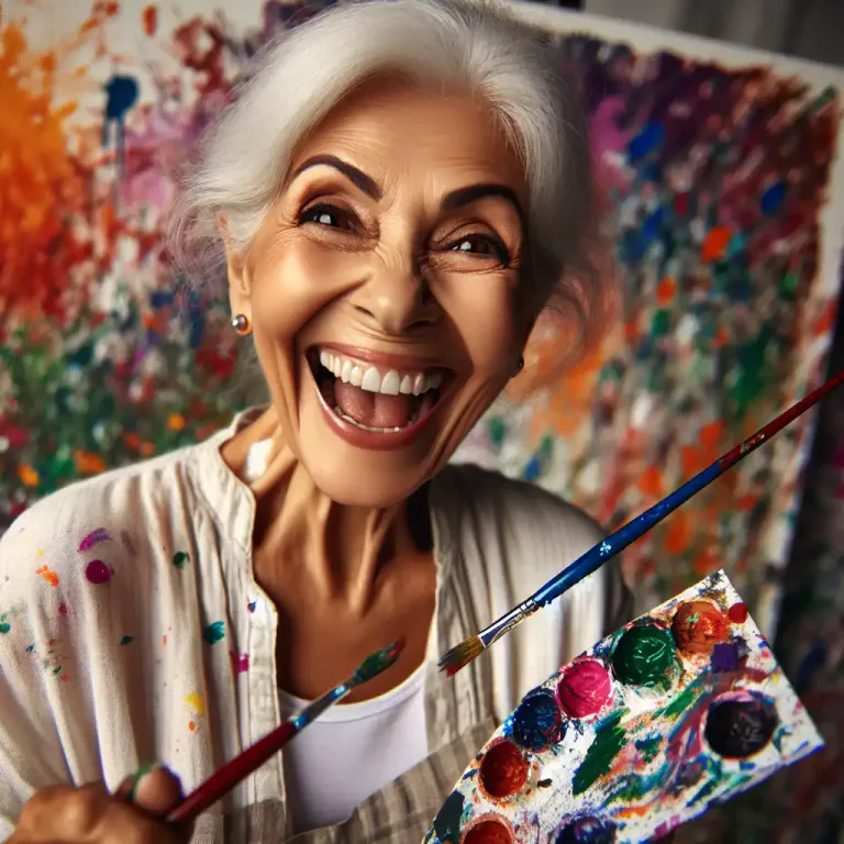Visual representation of "enthusiasm" - Intense and eager enjoyment