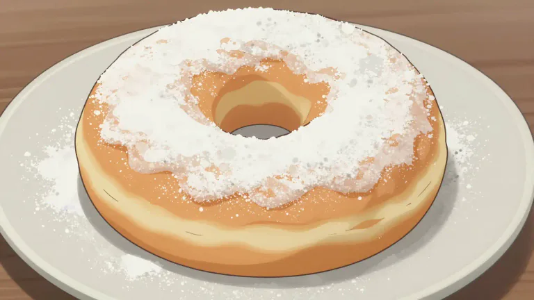 Visual representation of "powdery" - Like powder or covered in powder
