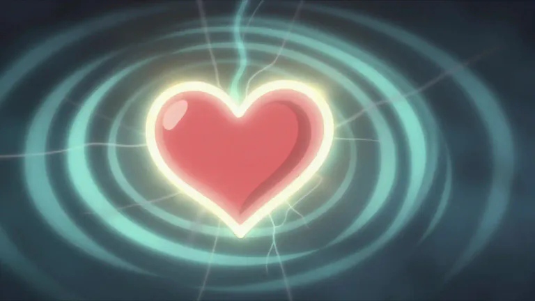 Visual representation of "pulsate" - To beat or throb in a steady rhythm.