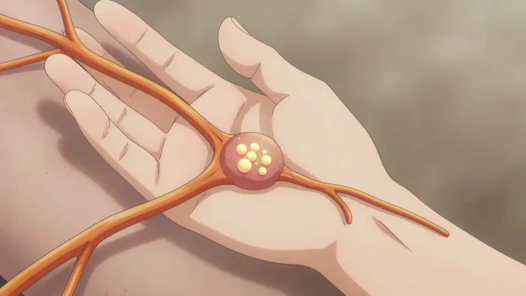 Visual representation of "ganglion" - A structure containing a number of nerve cell bodies, usually outside the brain and spinal cord.
