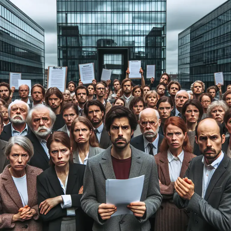 Visual representation of "protestation" - An act of expressing strong disagreement with or opposition to something