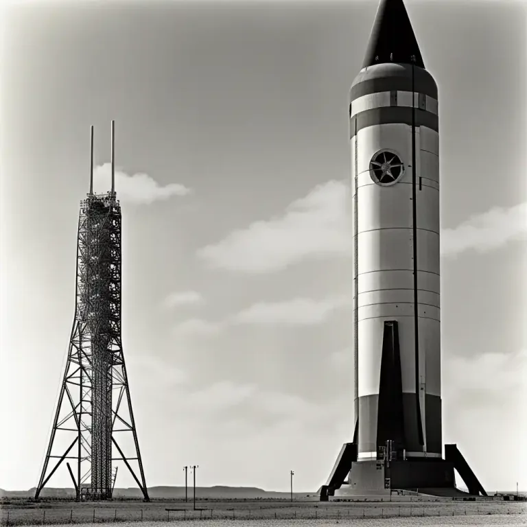 Visual representation of "titan" - A type of extremely large and powerful nuclear missile