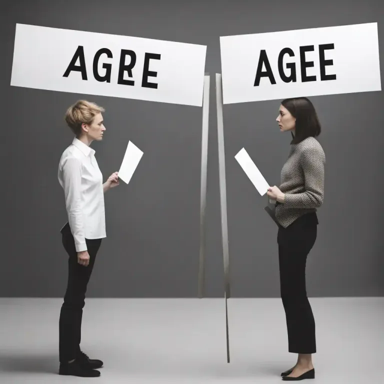 Visual representation of "opposite" - Completely different from.