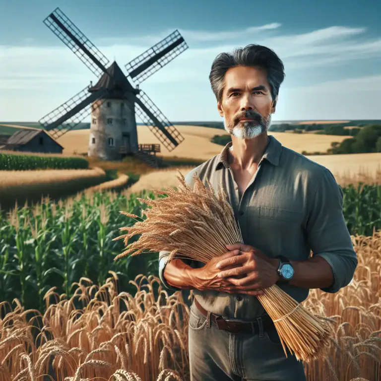 Visual representation of "cereal" - Any plant that produces grain, like wheat or corn