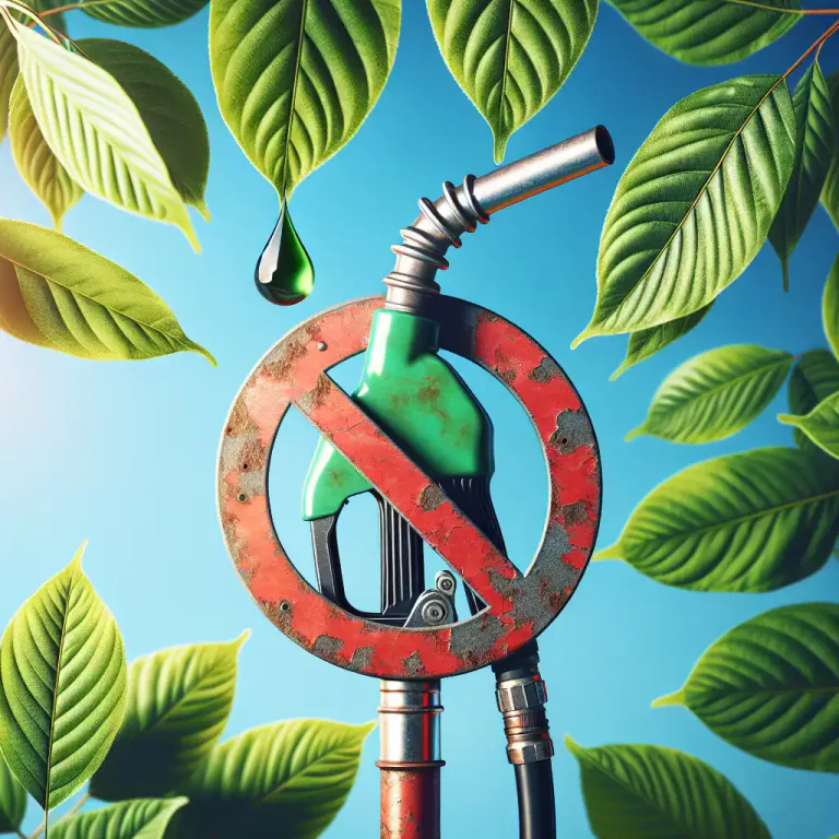 Visual representation of "leaded" - Talking about fuel, especially petrol/gasoline, that has leaded additives.
