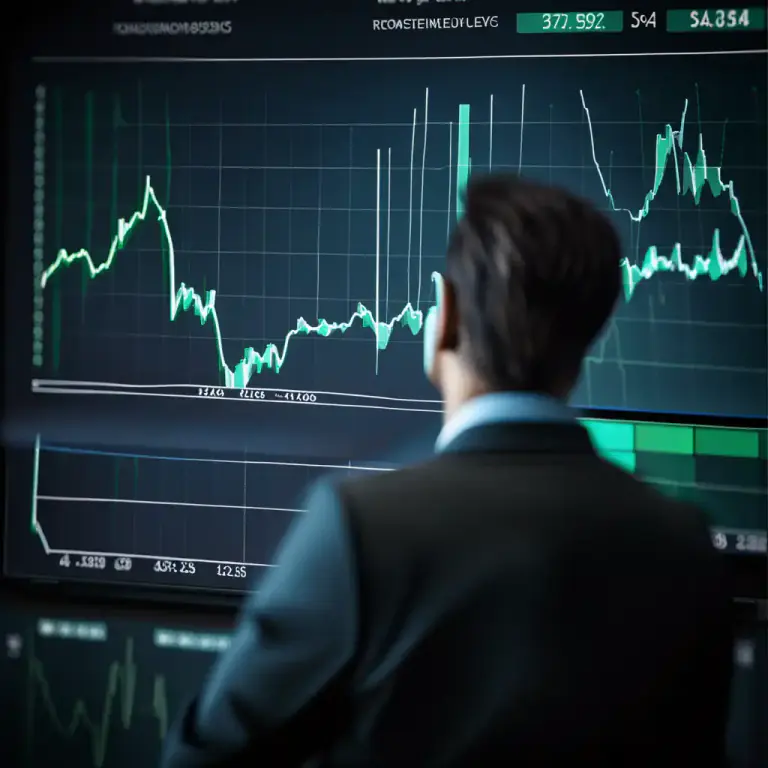 Visual representation of "tracker" - A financial product that is designed to provide returns that match a particular stock market index.