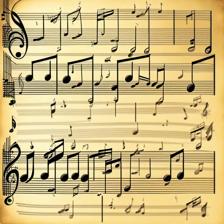 Visual representation of "treble" - The highest range of sounds used in music
