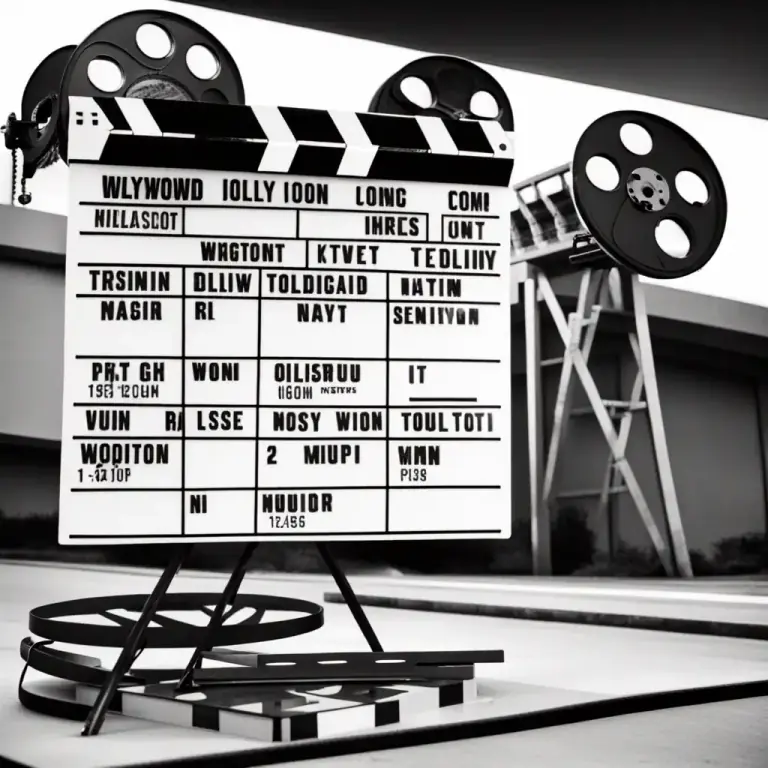 Visual representation of "hollywood" - Related to the American movie and television industry.