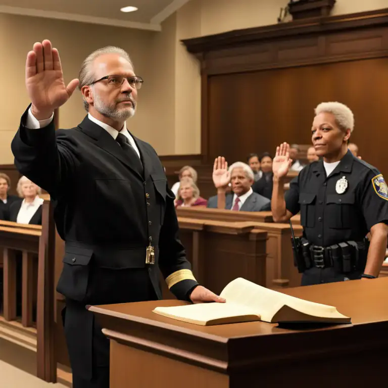 Visual representation of "oath" - A formal and serious promise to tell the truth in a court of law.