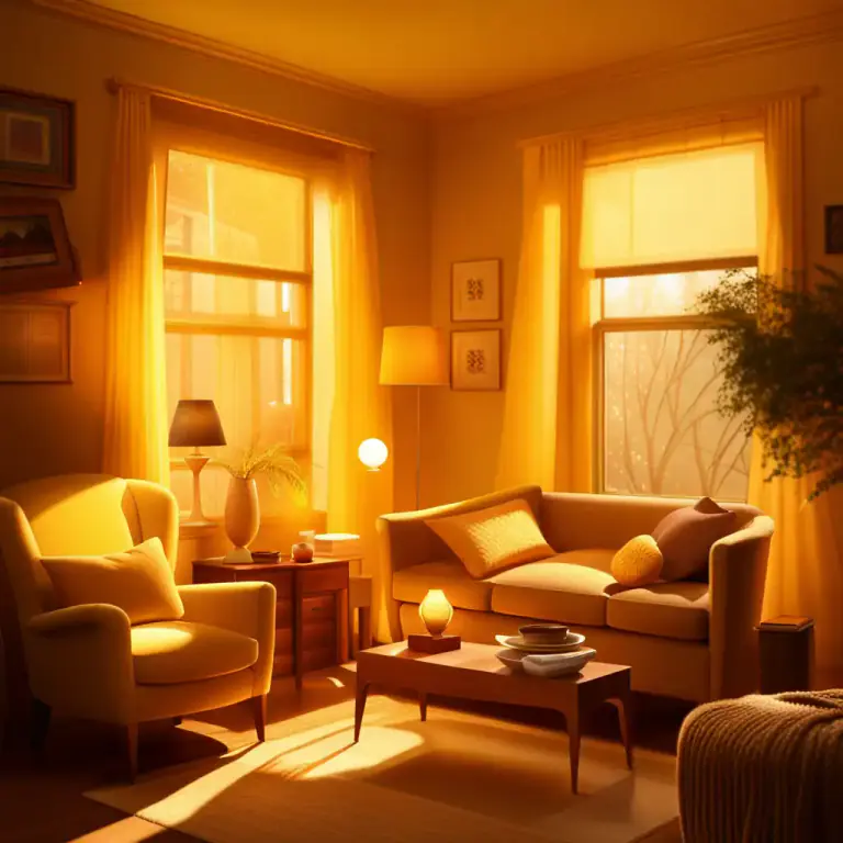 Visual representation of "buttery" - In film, it describes light that is especially yellow or golden.