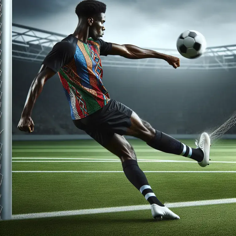 Visual representation of "hoof" - To kick something with force.