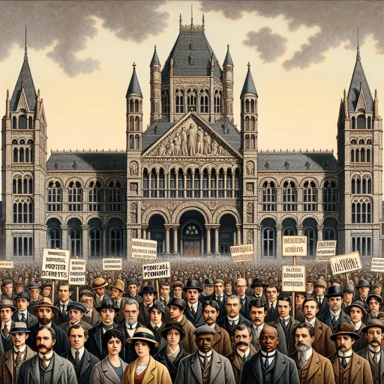 Visual representation of "progressivism" - A movement in American history advocating for social reform and democracy