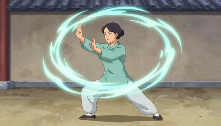 Visual representation of "chi" - The circulating life force whose existence and properties are the basis of Chinese philosophy and traditional medicine.